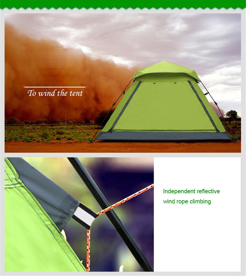 Cheap Goat Tents 1pcs Camping Tent 5 person Outdoor Equipment Single room Family Tourism Beach Tents Waterproof tent Tents 